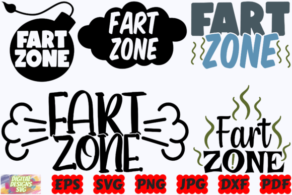 Fart Zone SVG Funny Bathroom SVG PNG Graphics and Crafts Review