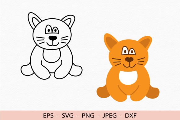 Funny Cat Svg Color Pet Cricut Cute Png Graphics and Crafts