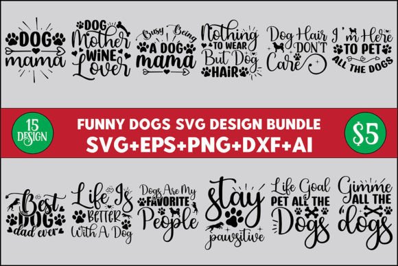 Funny Dogs Svg Bundles Vol.1 Review