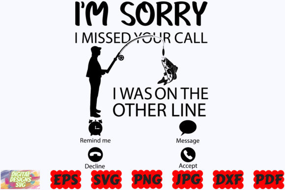 Funny Fishing SVG Fishing SVG Fish Graphics and Crafts