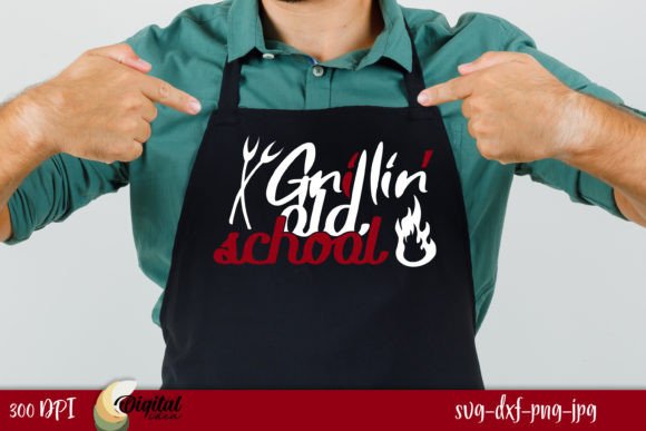 Grillin Old School Funny BBQ SVG Graphics and Crafts Review